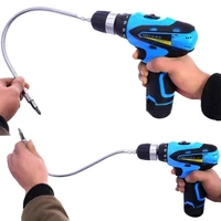 multi electric drill screwdriver bit snake flexible hose cardan shaft 14 6 35mm connection soft metal extension rod link tool