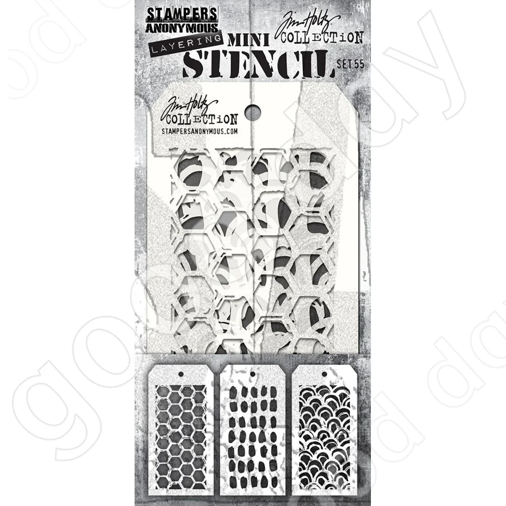 

2023 New Arrival Layered Production Mini Stencil Set Scrapbook Diary Decoration Embossing Template Diy Card Handmade Hot Sale