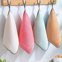 non stick oil thickened table cleaning cloth kitchen towels dishcloths absorbent scouring pad kitchen gadgets cleaning products