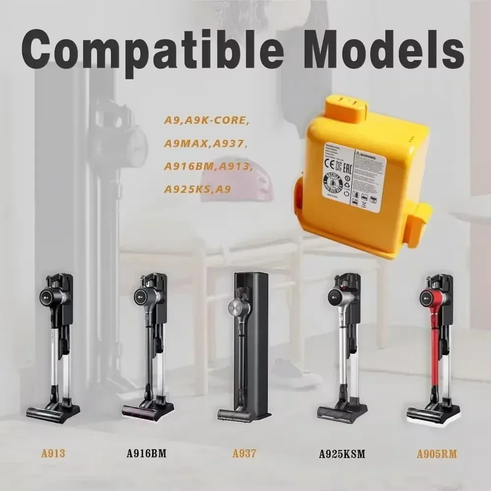 Аккумулятор для пылесоса 5000 мАч EAC 63758601 63382201 63382202 МЭВ 65921201 63382204