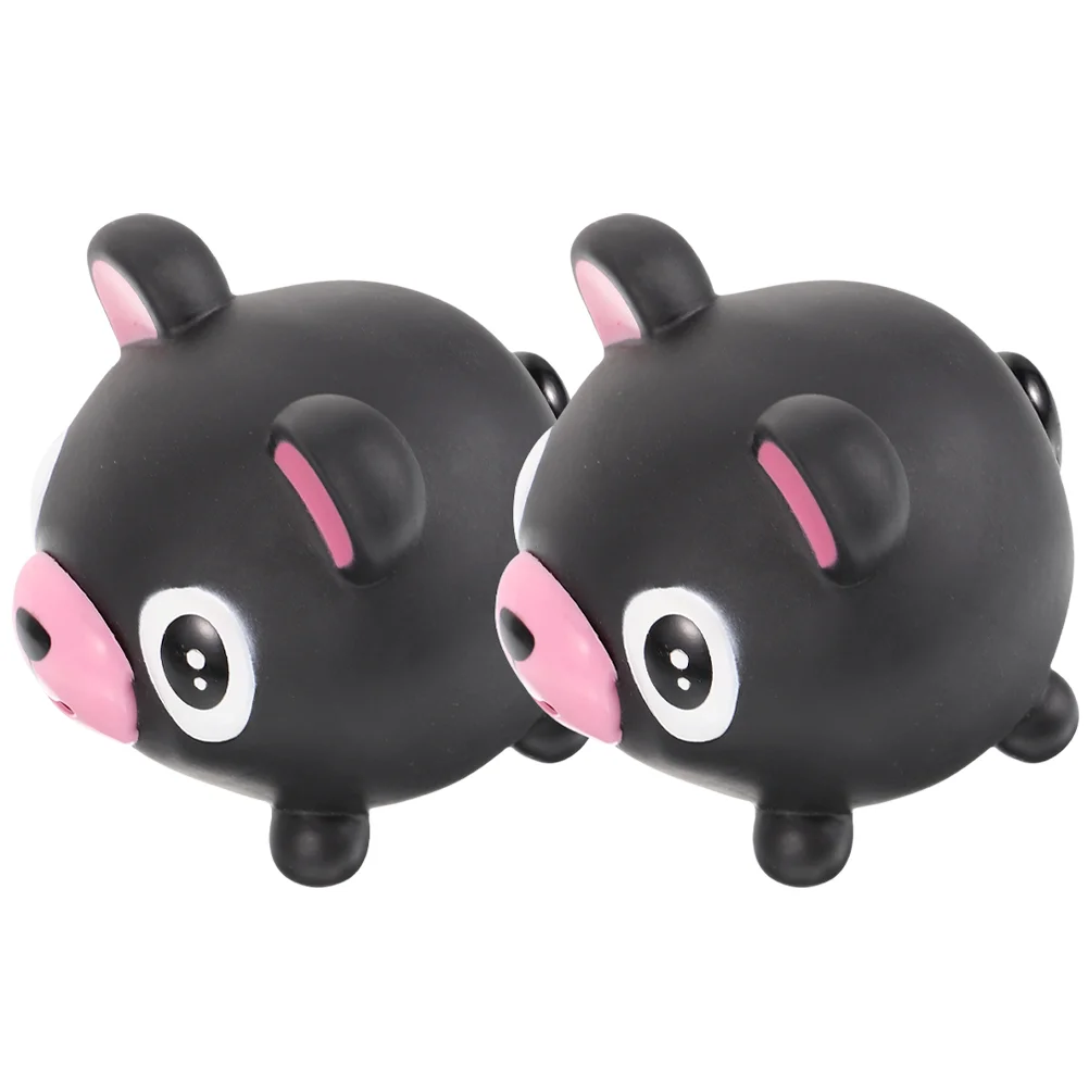 

2 Pcs Cartoon Squeeze Toy Stick Out Your Tongue Toys Funny Stress Animal Squeezing Vinyl Child