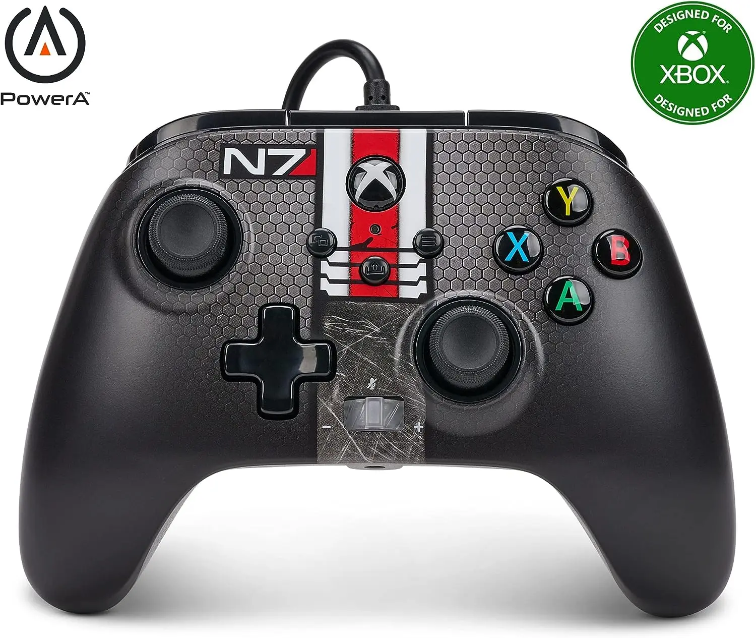 

Wired Controller for Xbox Series X|S \u2013 Mass Effect N7 Gamecube controller parts Ps vita thumb grips N Steam deck stand Swit