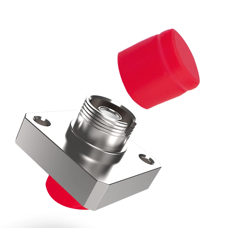 Low Loss FC-FC fiber optic adapter High quality Square flange coupler FC Connector Fiber Optic Flange Optical Attenuator
