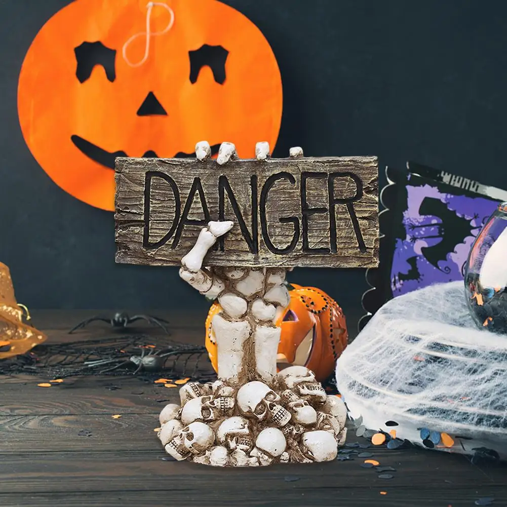 

Halloween Skeleton Arms Stakes Decorations Realistic Groundbreakers Skeleton Head Skull Arm with Stakes for Lawn Garden Yard