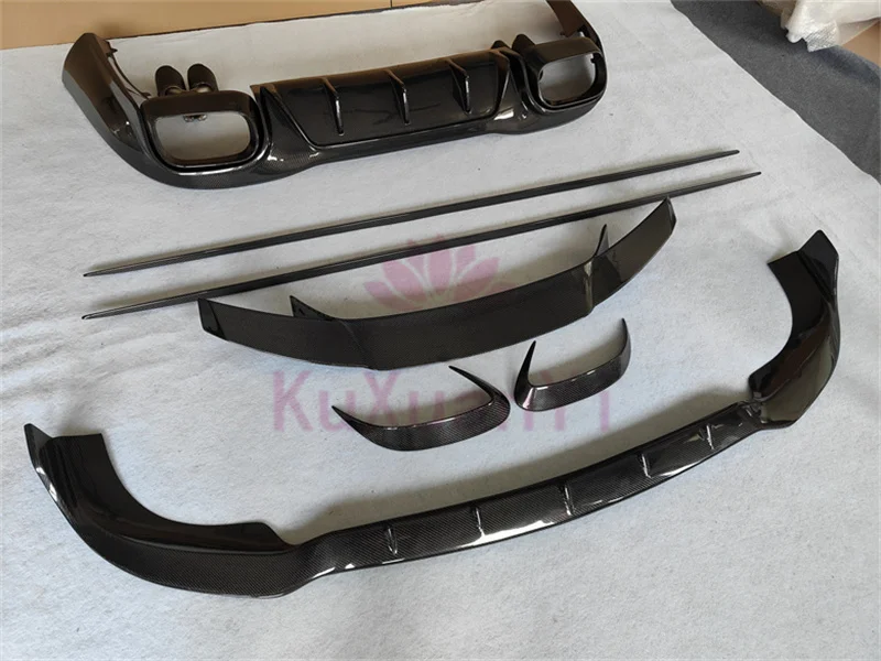 Для Mercedes Benz AMG G50 G43 GBS стиль обвеса из углеродного волокна передняя планка боковая