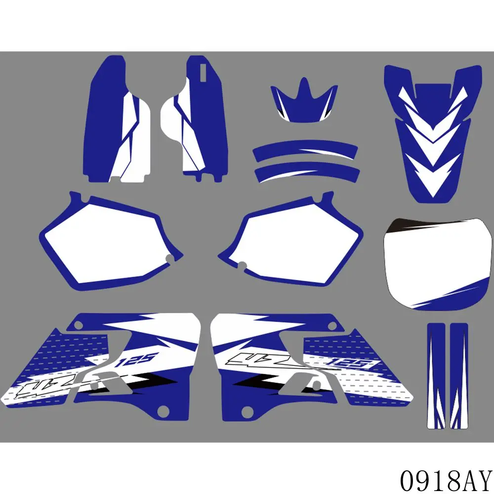 

Full Graphics Decals Stickers Motorcycle Background Custom For YAMAHA YZ125 YZ250 YZ 125 YZ 250 1996 1997 1998 1999 2000 2001