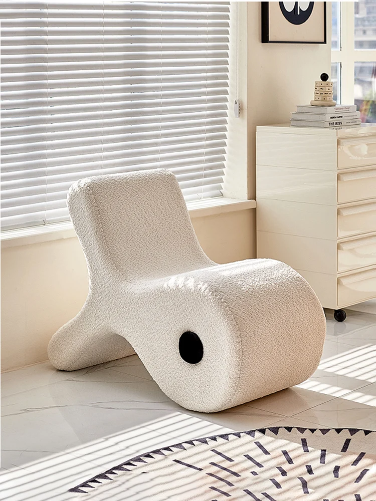 

Дизайнерский скандинавский Диванный стул в форме маленькой рыбы, мебель для гостиной, ленивые стулья, креативные домашние аксессуары, спинки стульев