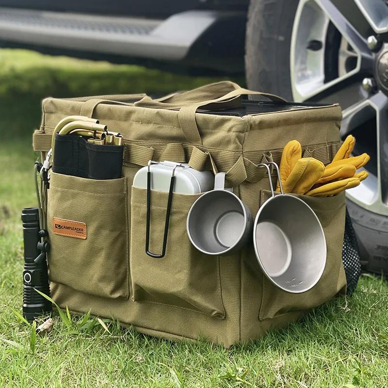 Outdoor tool bag storage box camping storage large-capacity tote bag storage picnic upgrade tactical storage bag