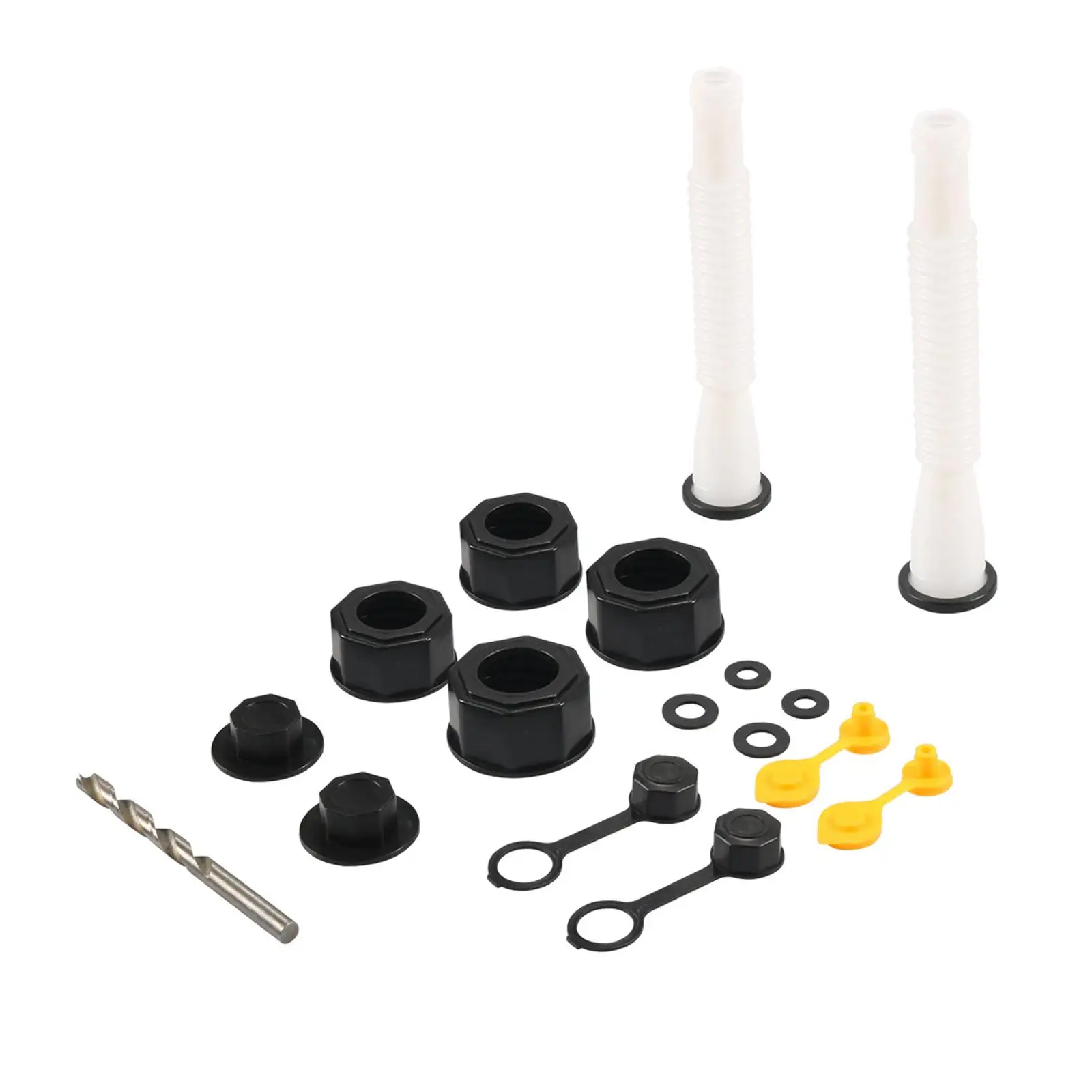 Gas Can Nozzles Spout Replacement Gal Oil Cans Supplies Screw Collar Caps Coarse Thread Fine for Cars Auto