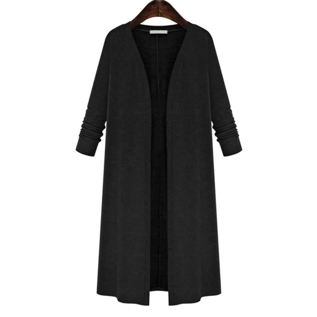 

Fashion Women Casual Loose Long Sleeve Cardigan Cardigan Tops Coat Wild Card Interchange Jacket Warm Light Jacket Women