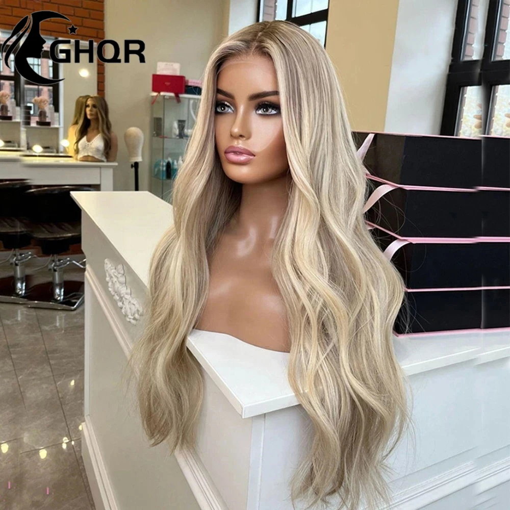 Evidenzia Parrucche Bionde Per Capelli Umani 613 Parrucca Frontale In Pizzo 13 X6Con Parrucca Umana Prepizzicata Glueless In Pizzo Trasparente Ondulat