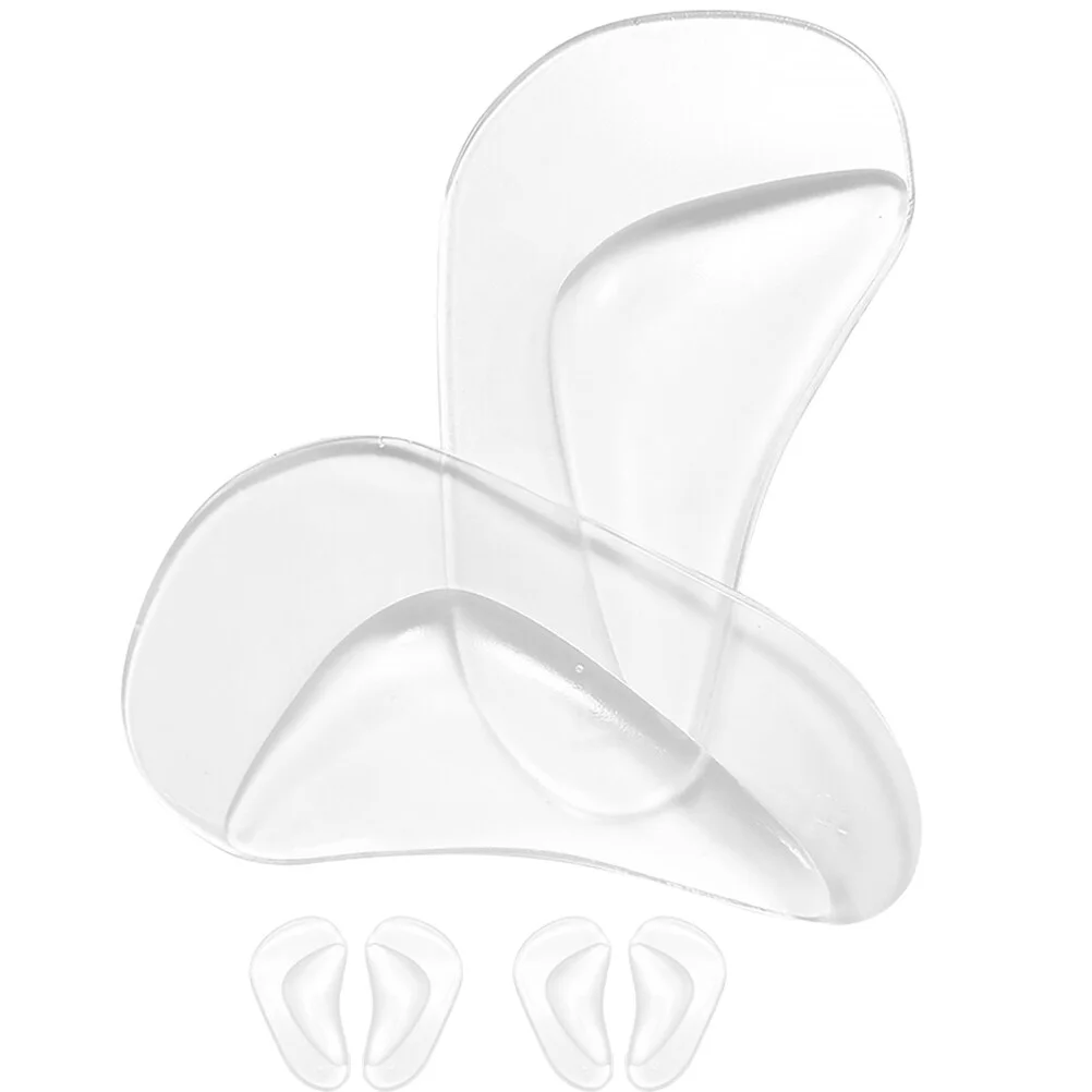 

3 Pair Girl Heels Forefoot Pad Kitten Heels Women Dressy High Pads Soft Cushions Silica Gel Half Miss Front Girl Shoe Insole