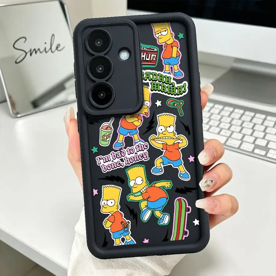 Чехол для Samsung Galaxy S26 S21 S25 S20 FE S22 Plus S24 Ultra Note 20 Ultra S23, чехол для телефона с крутым рисунком S-Simpsons (art.: 3920dbdcc9be3) - 3920dbdcc9be3