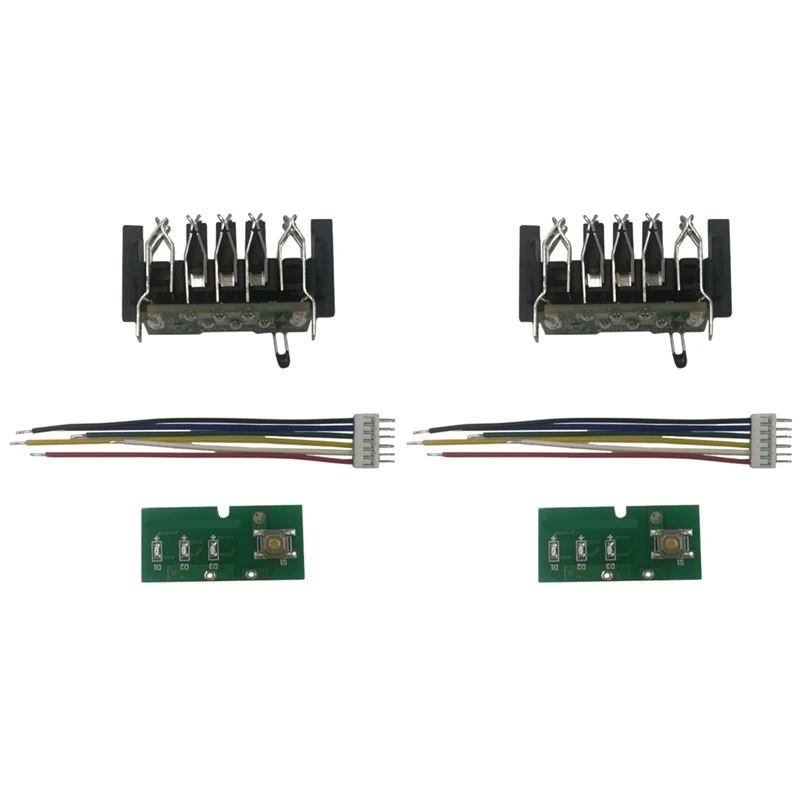 

2X DCB200 Li-Ion Battery BMS PCB Charging Protecting Circuit Board For Dewalt 20V DCB201 DCB203 DCB204 18V