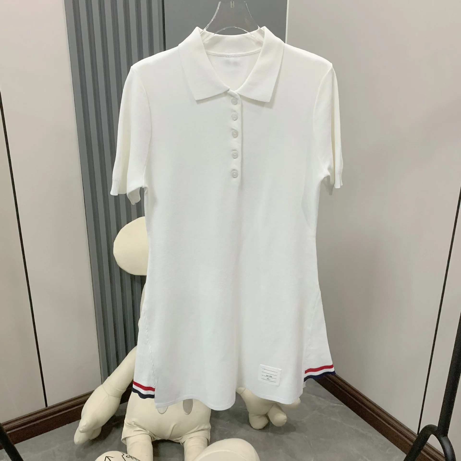 

High Quality Korean Fashion TB Casual Polo Dress