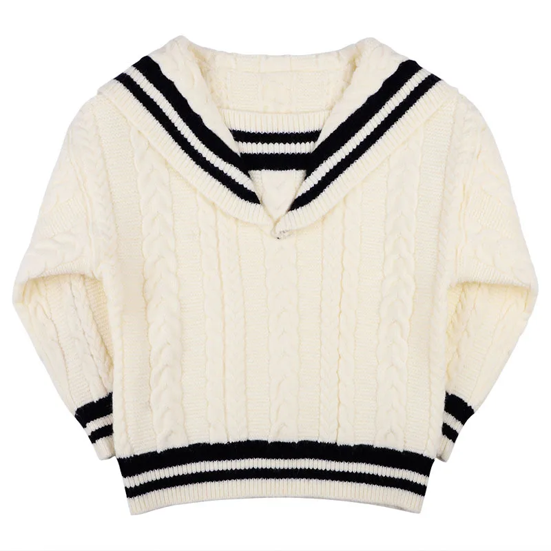 

2022 new autumn and winter children's pullover girls sweater bottoming sweater