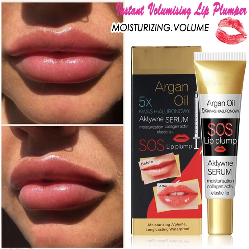 

Lip Plumper Lip Enhancement Big Mouth Elastic Vegan Lip Glaze Oil Jelly Transparent Moisturizing Anti-wrinkle Lip Gloss