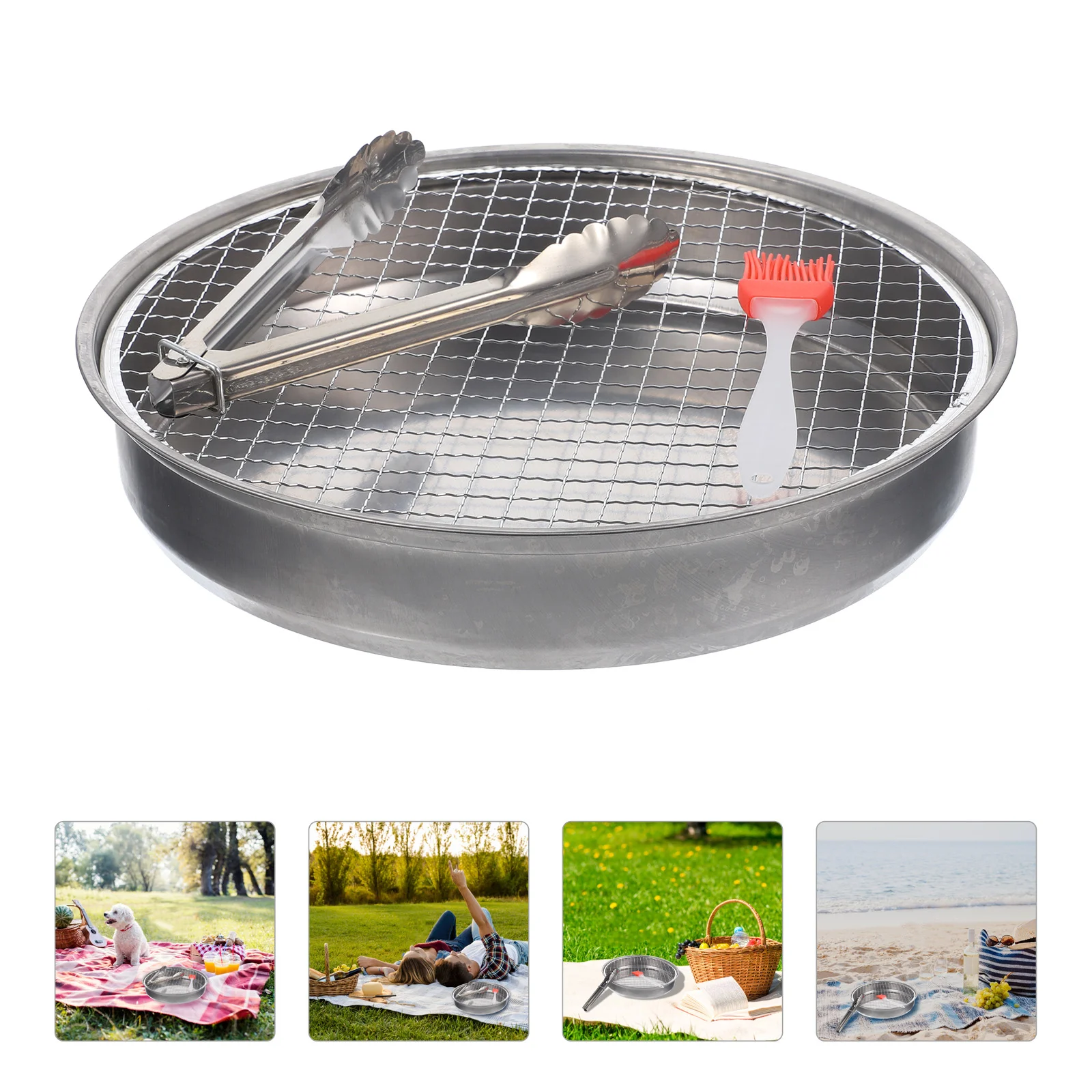 

Grill Portable Camping Disposable Charcoal Barbecue Bbq Mini Outdoor Rack
