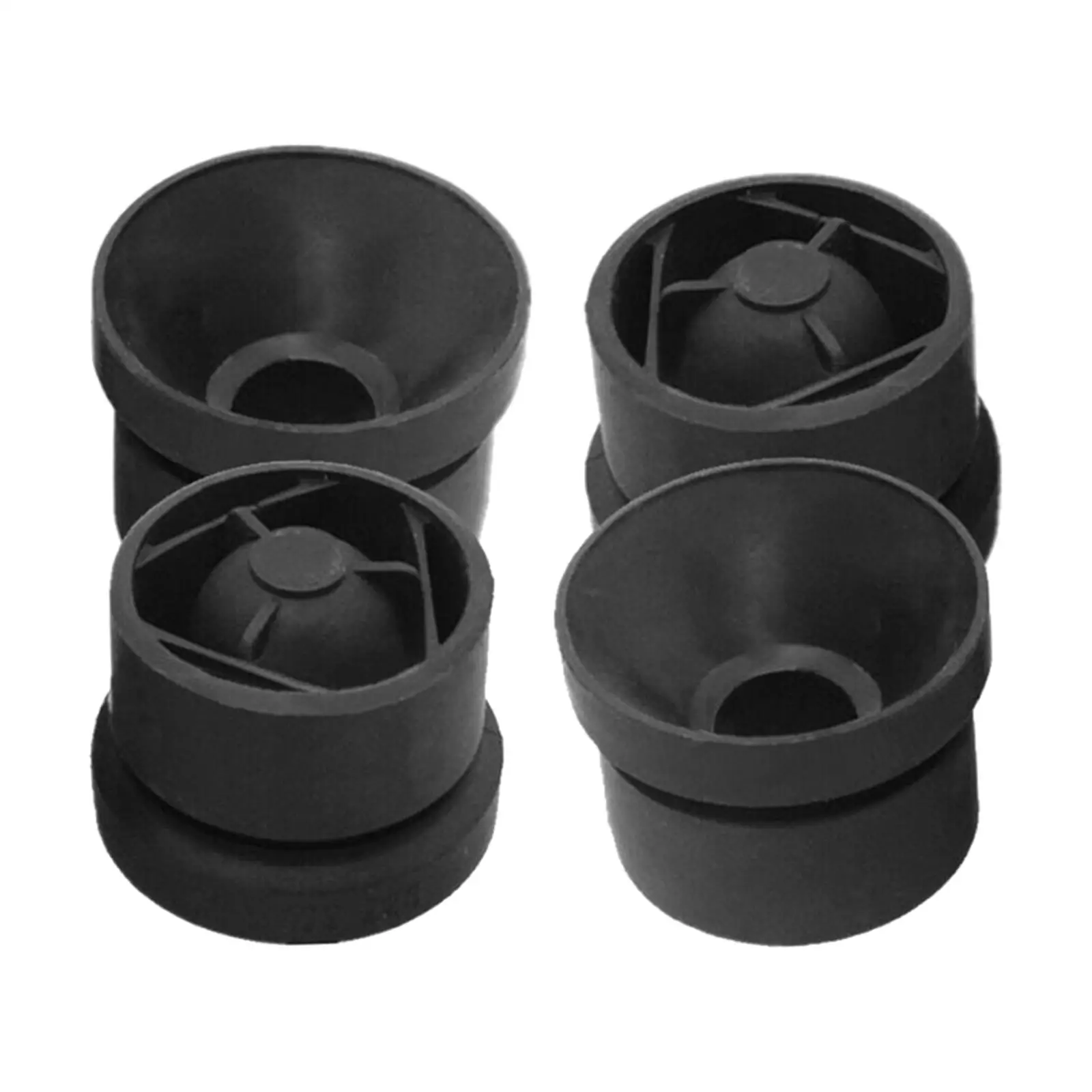 

4 Pieces Auto Engine Cover Mounting Rubber Grommet Stop 06A103226 Black for Leon Replace Parts Durable