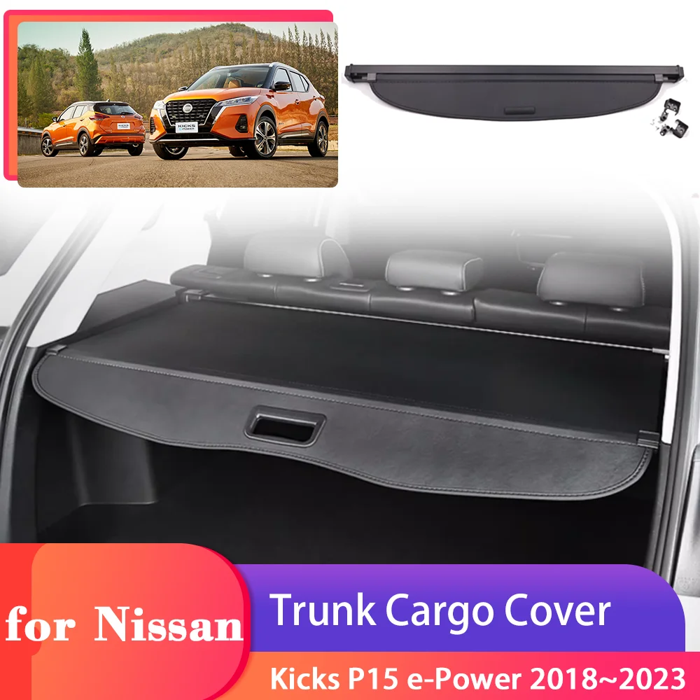 Багажник багажника для Nissan Kicks P15 e-Power 2018 ~ 2023 2019 2020 2021 2022 поднос хранения багажа