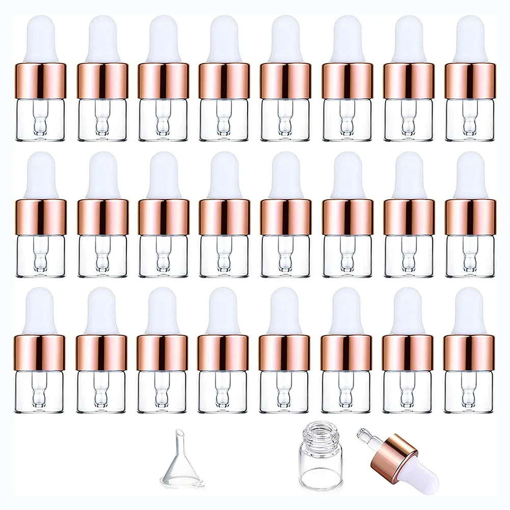 

50 шт., флакон с крышкой из розового золота, 2 мл, 3 мл, 5 мл