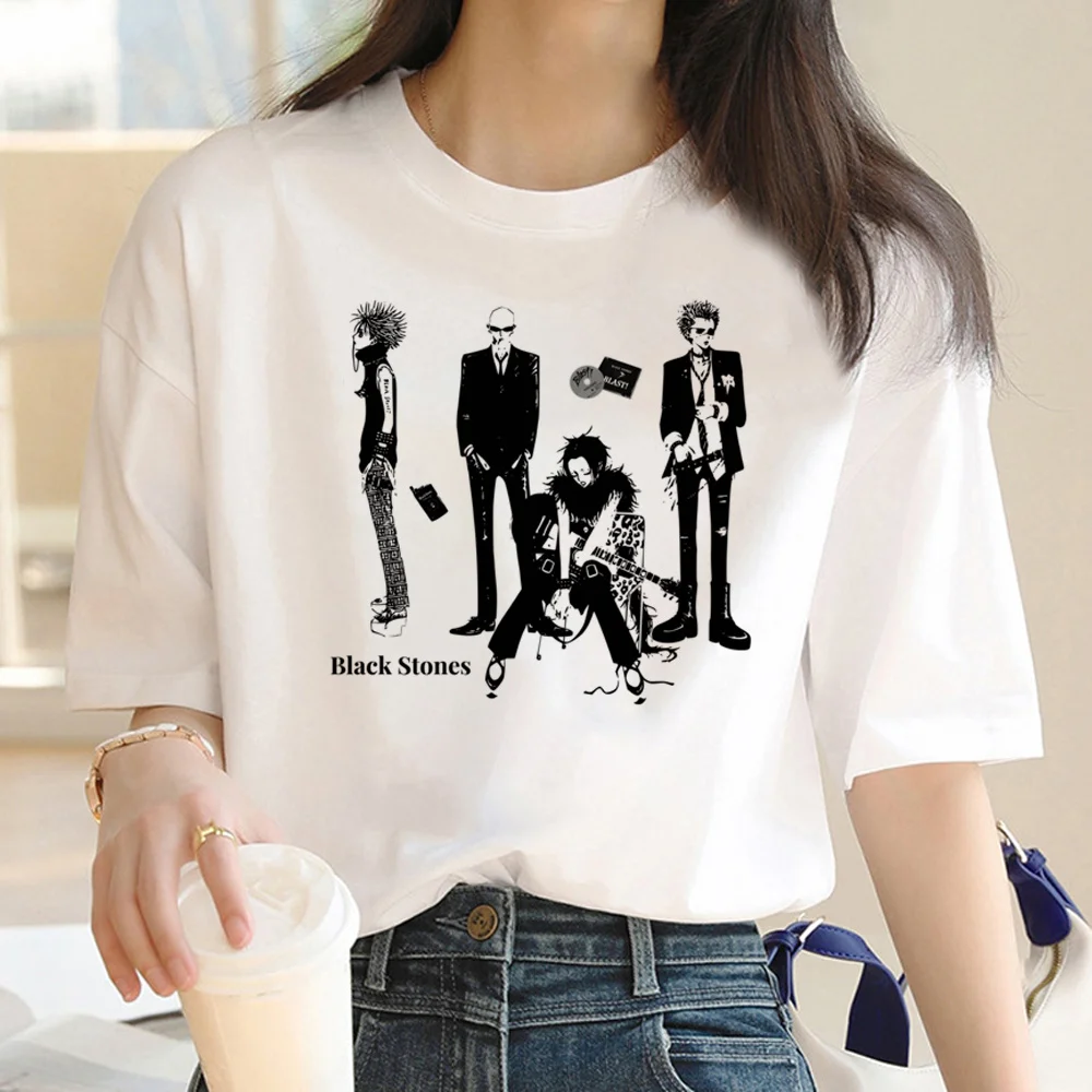 

Nana Anime top women harajuku funny Japanese t shirt girl designer 2000s anime clothing