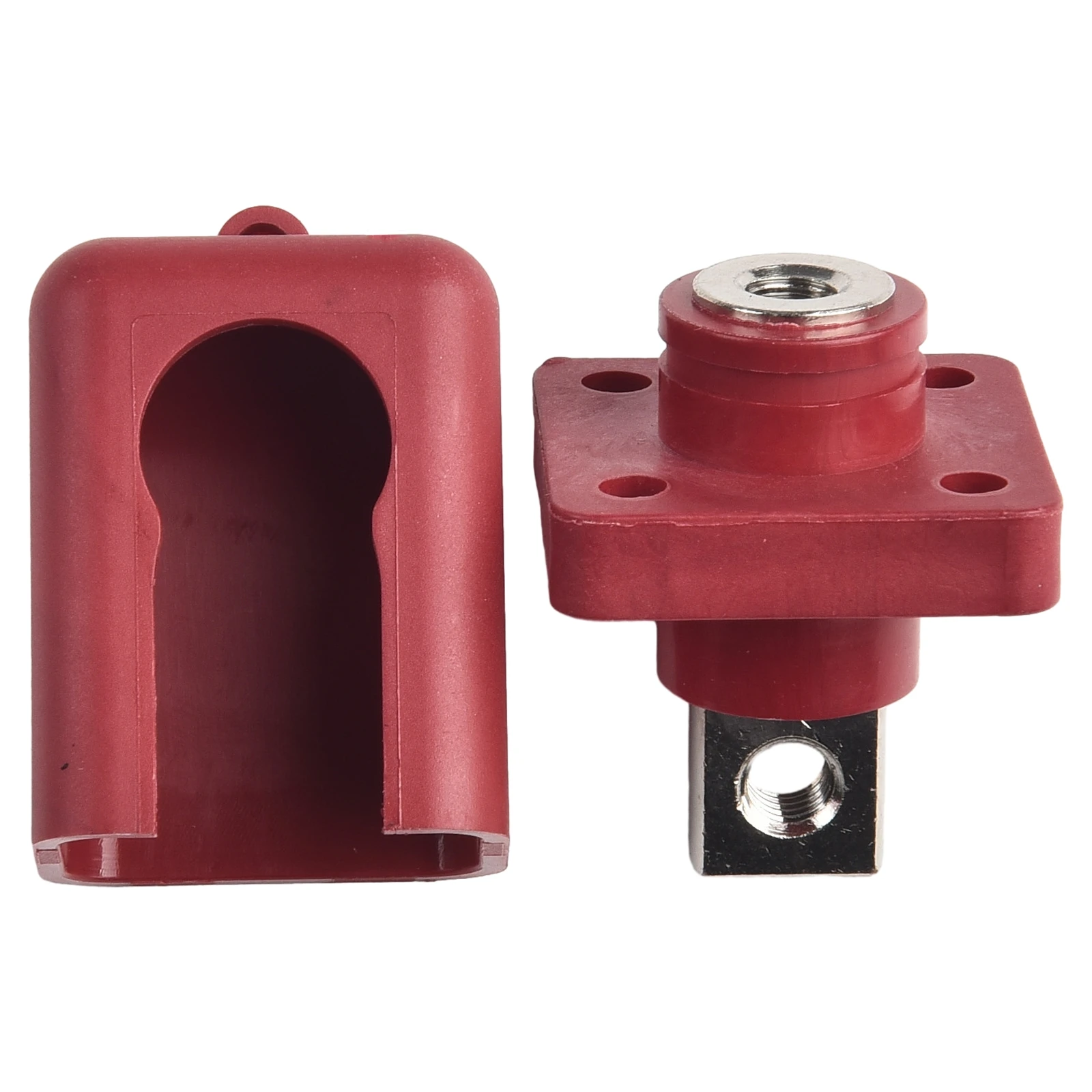 

Terminal Post 2PCS Energy Saving All Copper Lithium Battery Connectors for High Performance Energy Storage Red+Black