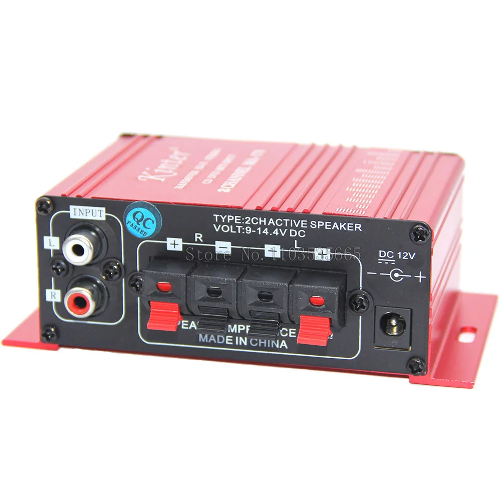 MA170 HIFI стереоусилитель DC12V адаптер питания музыка MP3 высокие басы аудио плата DIY
