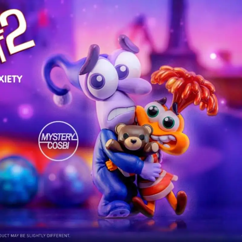 Фото В наличии аниме Inside Out 2, экшн-фигурка Joy Sadness Anger Disgust, Коллекционная фигурка, кукла, детский подарок на день рождения №3