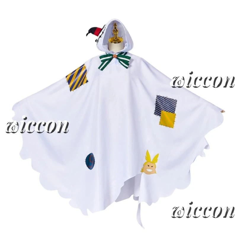 Мой аниме герой Академия Midoriya Boku no Izuku Косплей Костюм Хэллоуин Призрак Плащ с