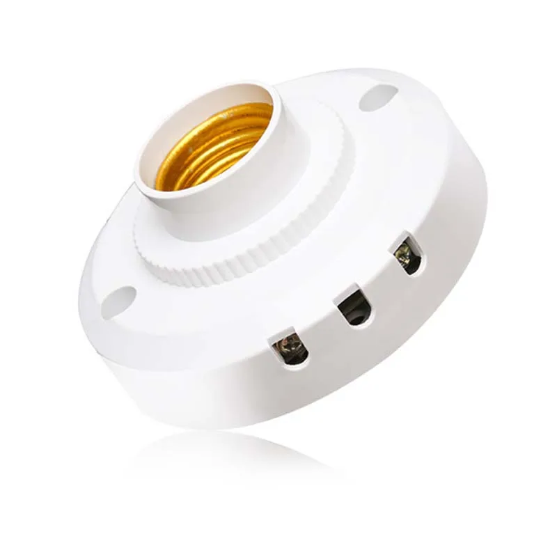 Новый держатель для лампы с резьбовым проводом E27 коридора