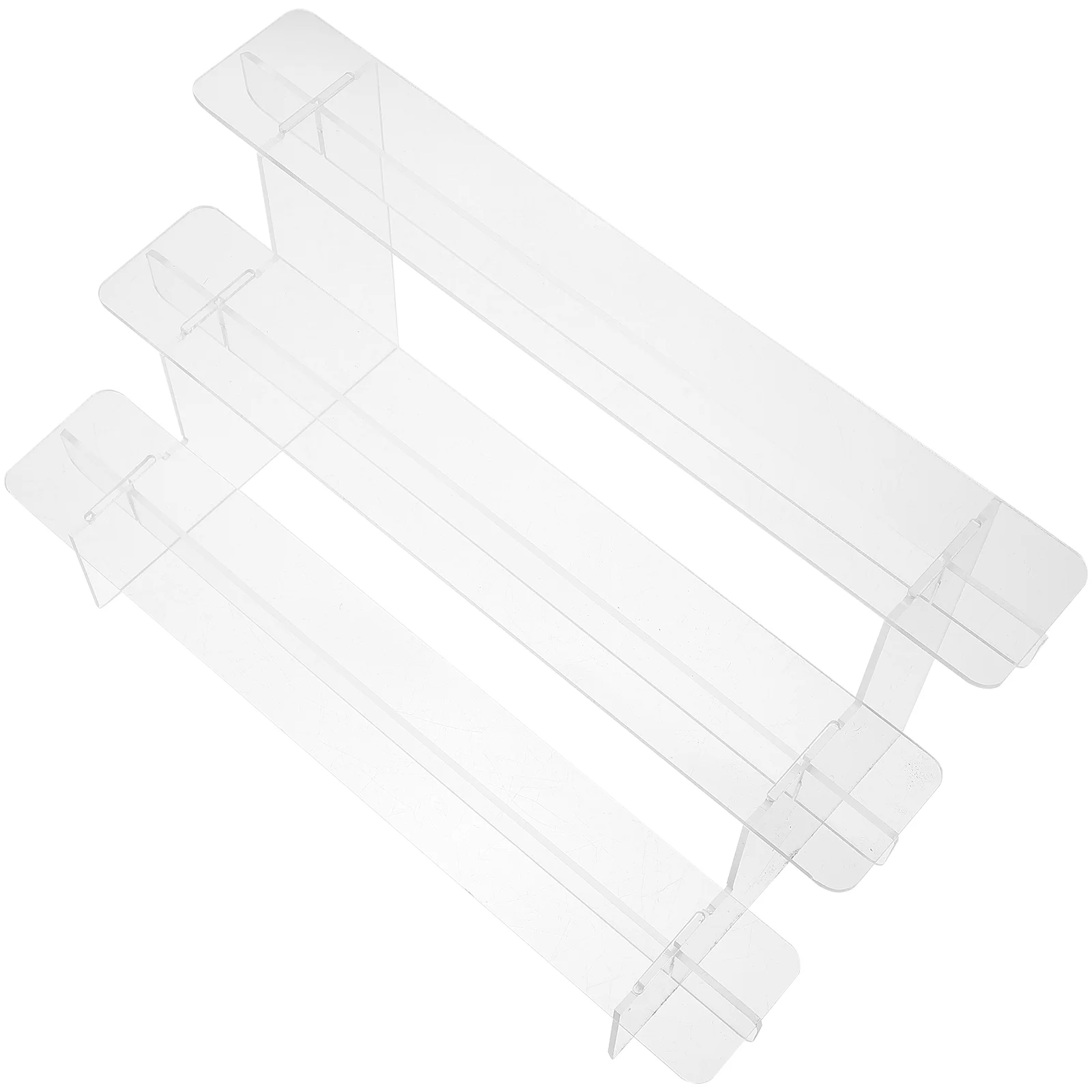 elska półka drabinka stojak do przechowywania uchwyt na perfumy organizator typu schodowego przezroczysta biżuteria 295X153X15CM figurka akrylowa