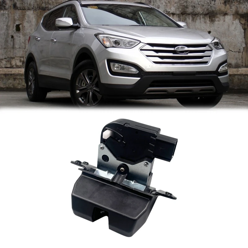 

Автомобильная задняя дверь багажник защелка крышка замок для Hyundai Santa Fe 13-18 Kia Sorento 13-14