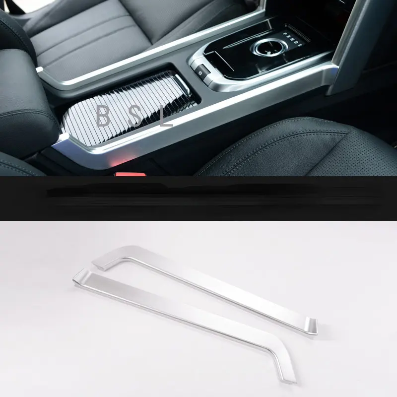 

Aluminum Alloy Central Console Gear Shift Panel Sidebar Trim Sequins Car Accessories for Land Rover Discovery Sport 2015-2017