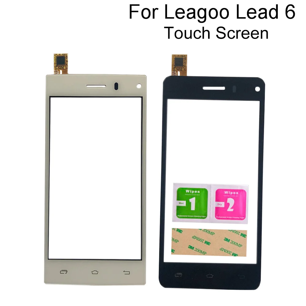 

Touch Screen Repair For Leagoo Lead 6 Touch Screen Digitizer Panel Sensor Touch Front Glass Screen Tools 3M Glue