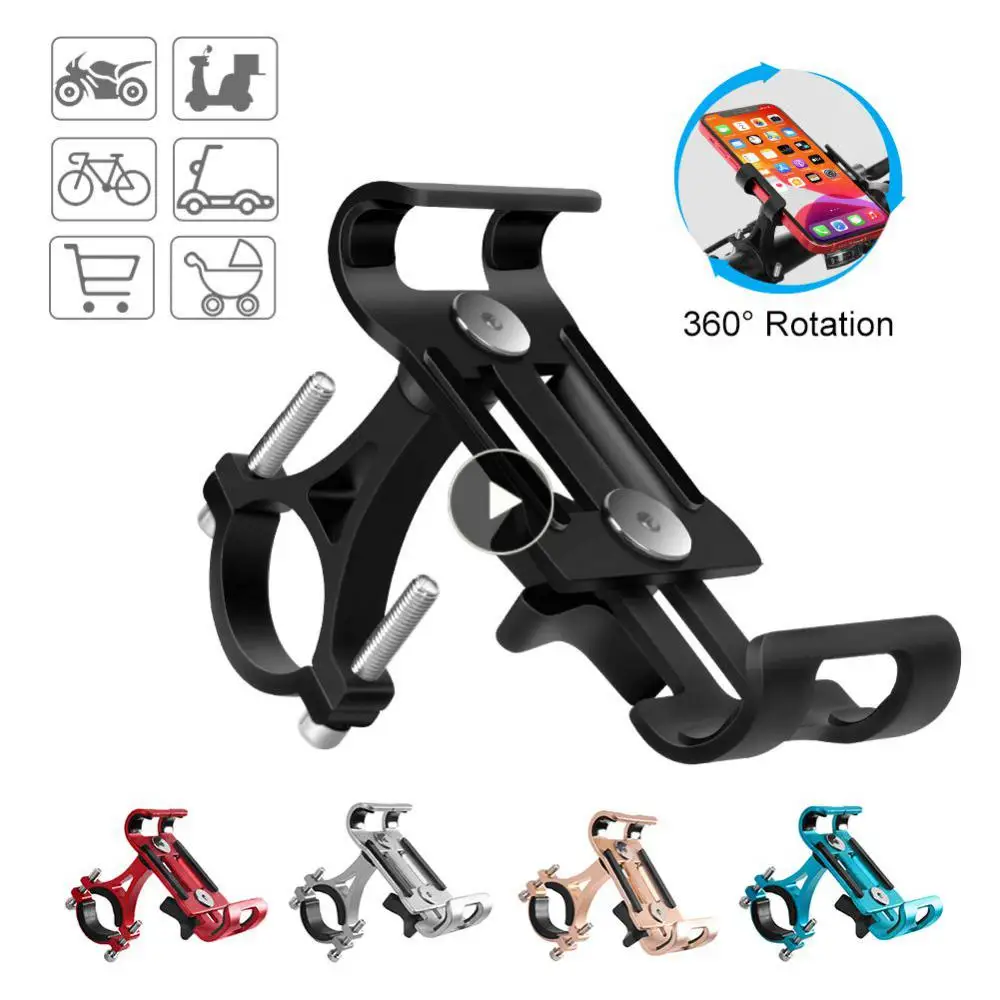 

Anti-slip Mobile Phone Holder No Abrasion Bike Mount Adjustable Mount Sponge Pad Bicycle Mobile Phone Bracket Safe Bicycle Stand