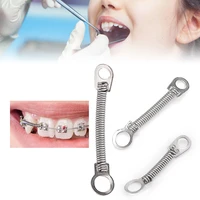10 pcs orthodontic closed coil spring niti close coil spring dental materials accessory tooth restoration care protection tools