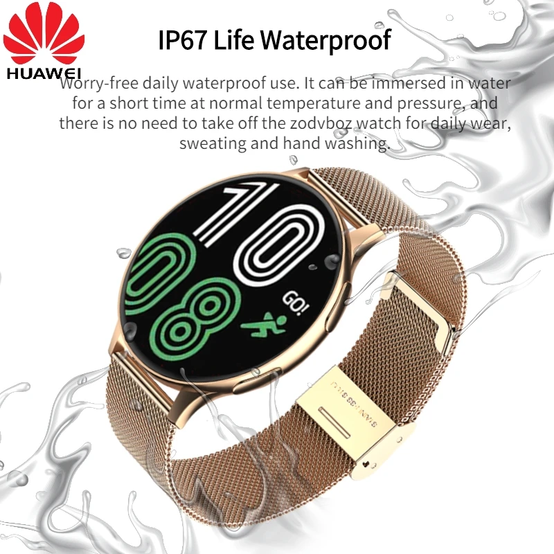 

Huawei Smart Watches Women Bluetooth Call Heart Rate and Blood Pressure Monitor IP67 Waterproof Men Smartwatch Free Shipping