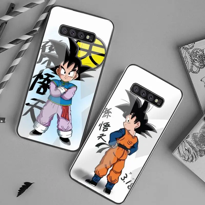 

Bandai Dragon Ball Z Son Goten Phone Case Tempered Glass For Samsung S20 Ultra S7 S8 S9 S10 Note 8 9 10 Pro Plus Cover