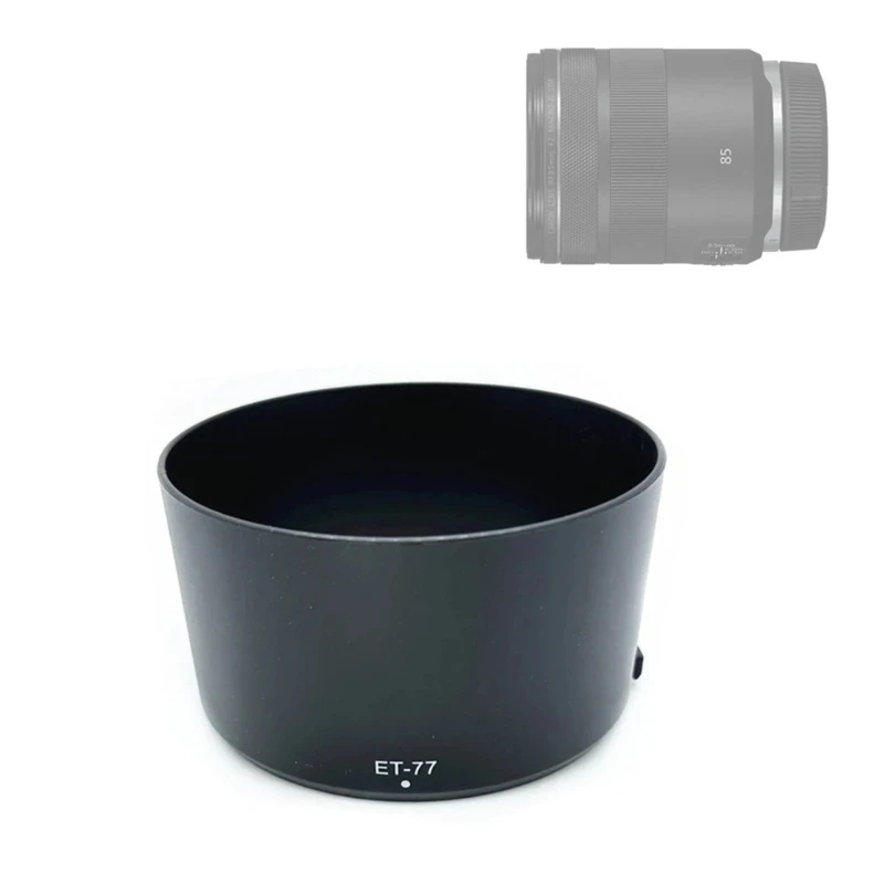 

ET77 Lens Hood for 85mm f/2 Macro IS Black Bayonet-Mount Protectors