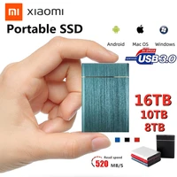 100 xiaomi original portable external hard drive disk usb3 1 type c mobile solid state drive for laptop computer storage device