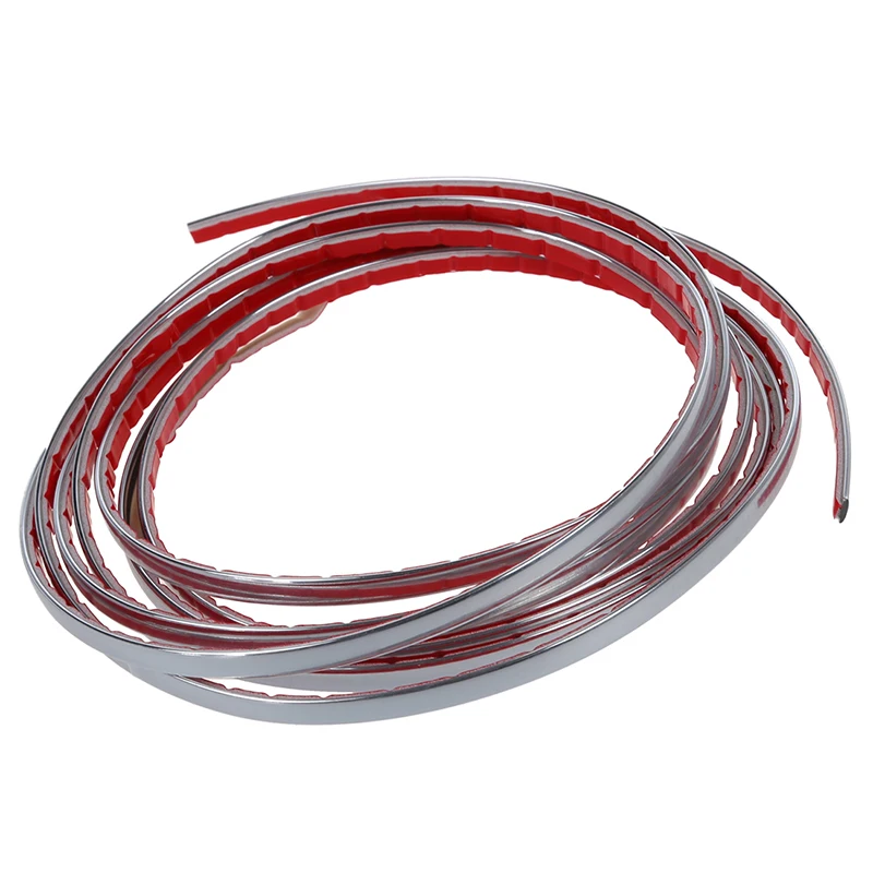 Хромированная Серебристая клейкая лента 7 мм 3 м