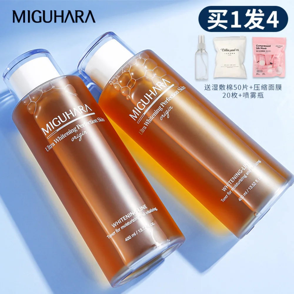 

Korea MIGUHARA Niacinamide Essence Toner 400ml Whitening Hydrating Brightening Moisturizing Soothing Shrinking Pores Skin Care