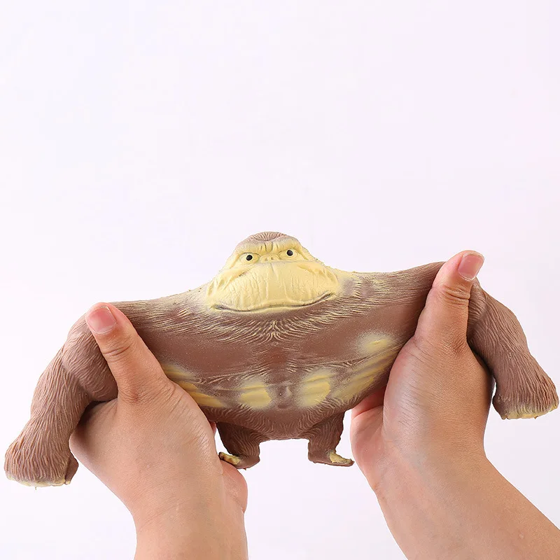 

2023 Big Giant Antistress Orangutan Fidget Toy Squishy Elastic Monkey Funny Gorilla Christmas Decoration