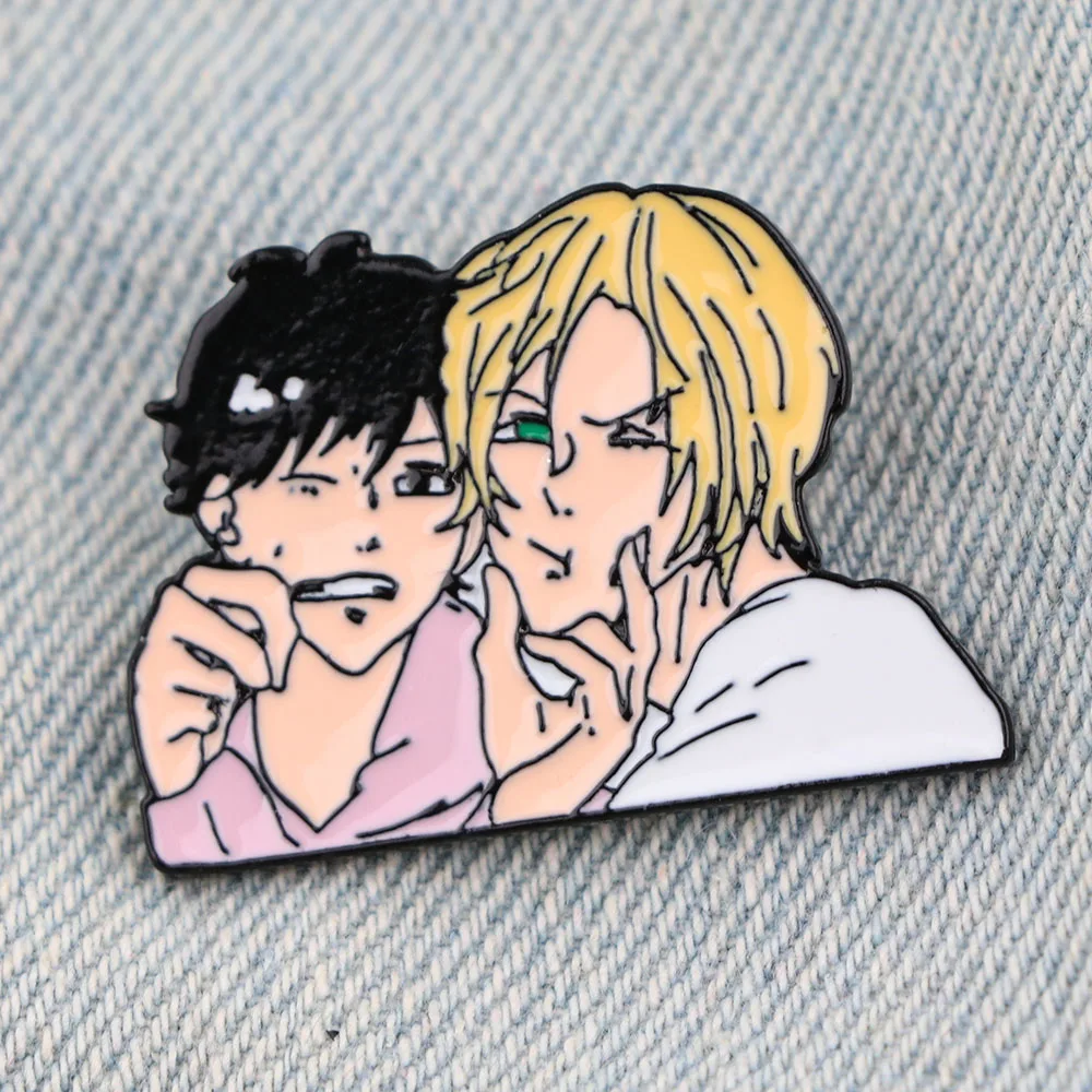 Женская эмалированная брошь в виде рыбки банана с эмалью | Украшения и аксессуары