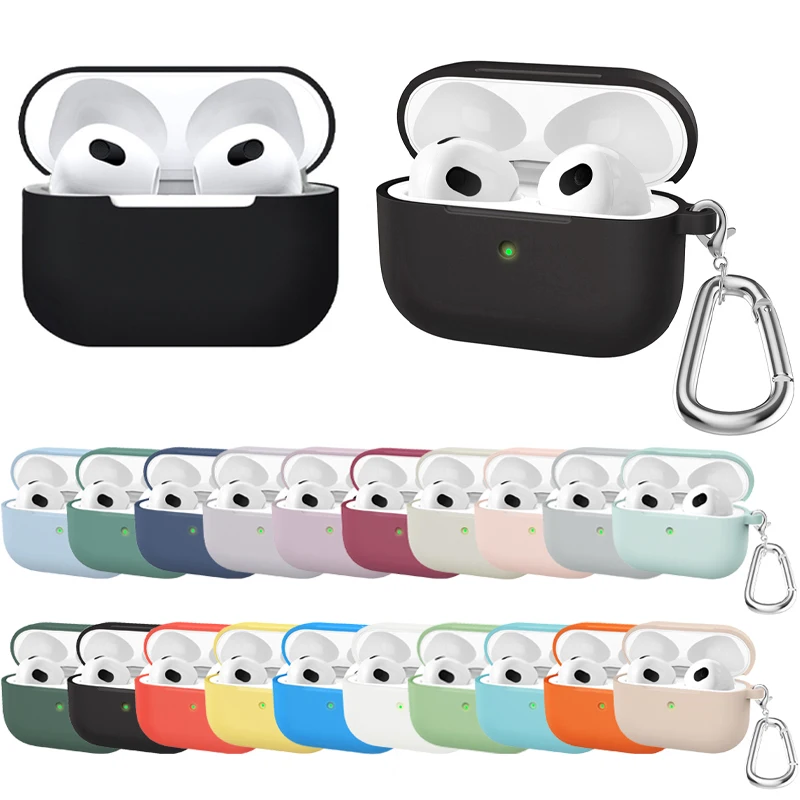 

Silicone Shockproof Case For 2021 New Airpods 3 Bluetooth Wireless Earphone Protector Case For Apple Airpods 3 Cover Accessories