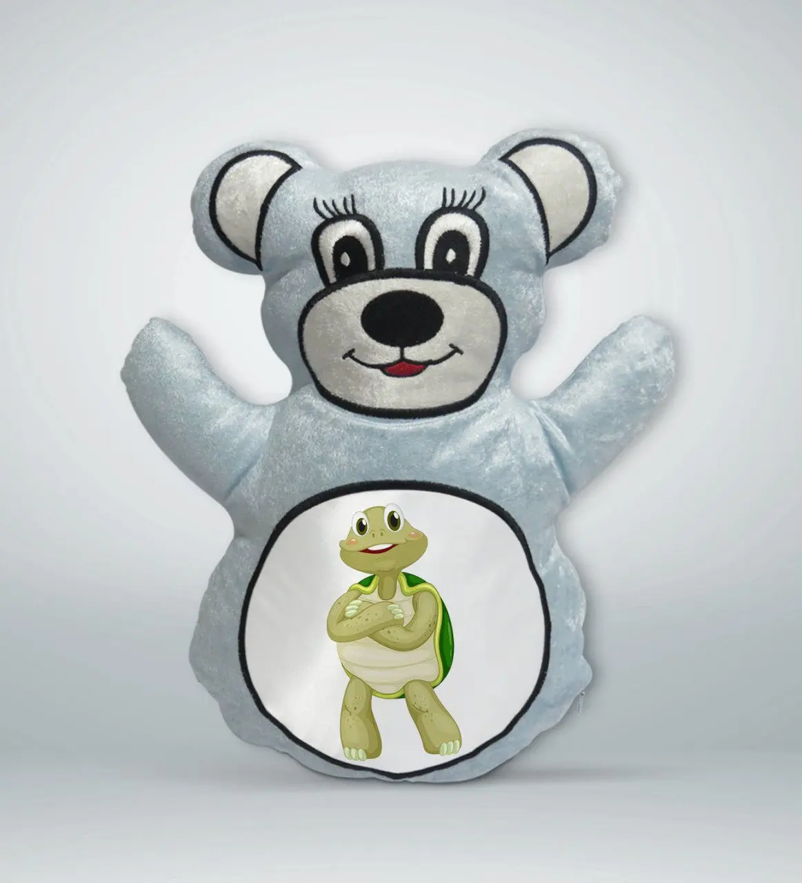 

BK подарок, милая черепаха, голубой Мишка Тедди yastлинии-2