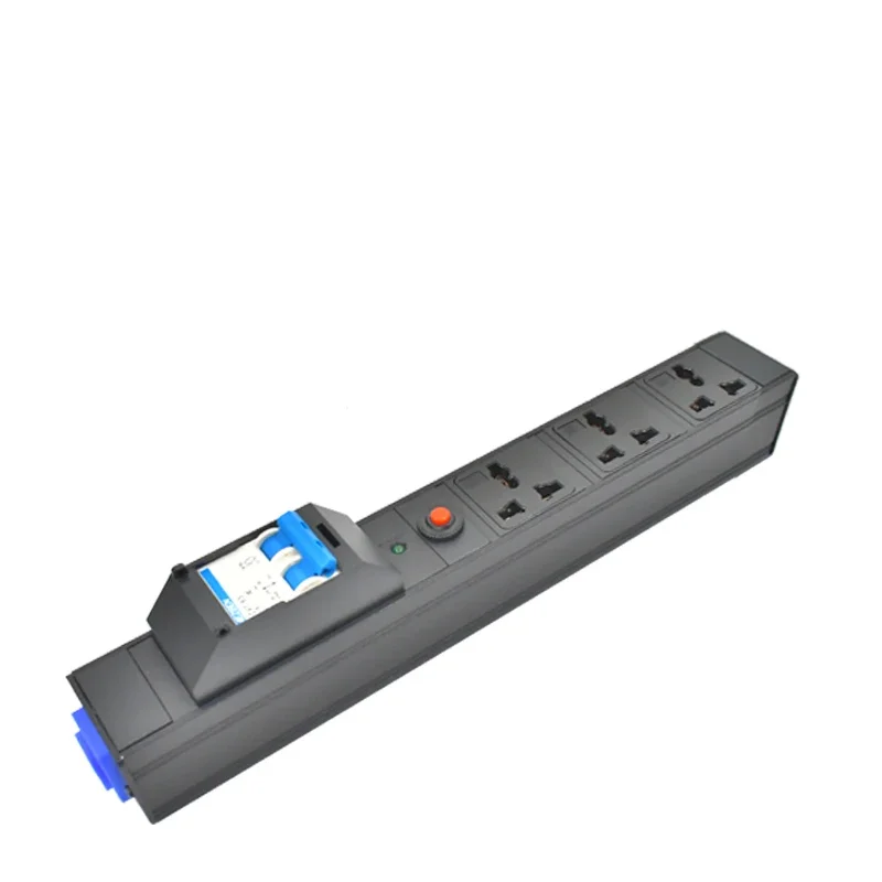Фото PDU Power Strips Schuko Powerlink box audio 3P Авиационная вилка Универсальный выход SOCKET 20A Воздушный переключатель с защитой от перегрузки №2
