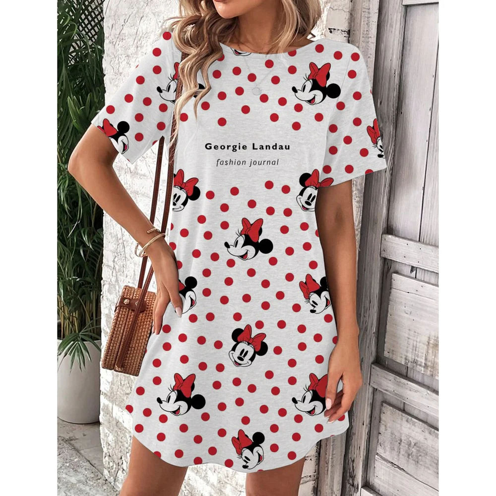 2025 европейское и американское трансграничное женское новое платье с круглым