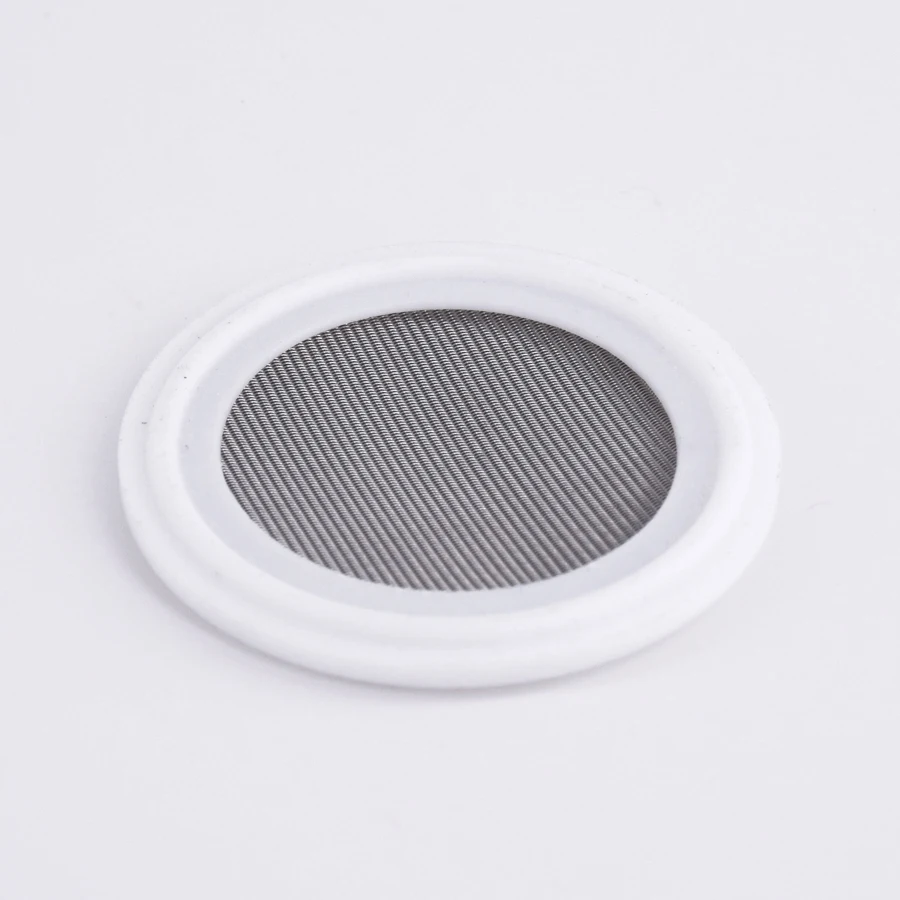 

Ferrule OD 64mm 150 Mesh Fit 2" Tri Clamp PTFE Gasket Washer Seal Strip 304 Stainless Sanitary Screen Home Brew Wine Food Grade